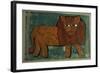 Lion II-Leslie Xuereb-Framed Giclee Print