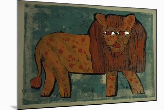 Lion II-Leslie Xuereb-Mounted Giclee Print