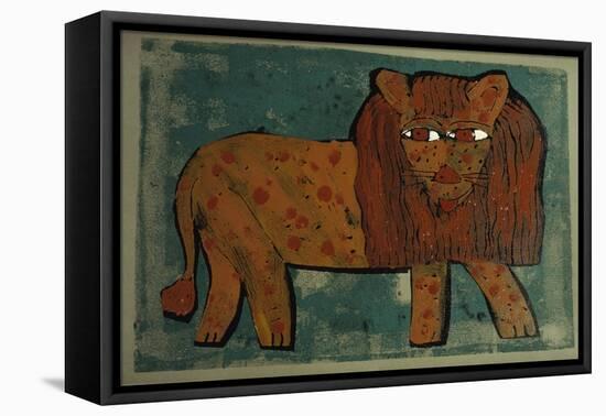 Lion II-Leslie Xuereb-Framed Stretched Canvas