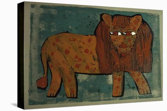 Lion II-Leslie Xuereb-Stretched Canvas