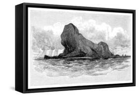 Lion Island, Australia, 1886-null-Framed Stretched Canvas