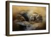 Lion Love 2-Jai Johnson-Framed Giclee Print