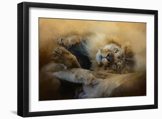 Lion Love 2-Jai Johnson-Framed Giclee Print