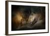 Lion Love-Jai Johnson-Framed Giclee Print