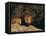 Lion Lying on Rocks-DLILLC-Framed Stretched Canvas