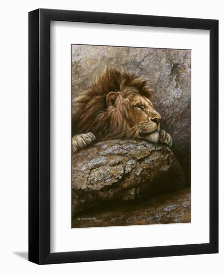 Lion Male 2-Harro Maass-Framed Premium Giclee Print