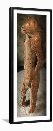 Lion Man of the Hohlenstein Stadel-Prehistoric Art-Framed Premium Giclee Print