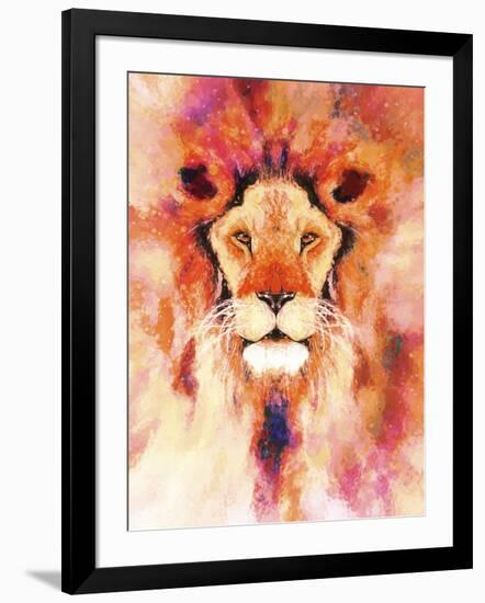 Lion Mix 1-XL-Fernando Palma-Framed Giclee Print