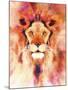 Lion Mix 1-XL-Fernando Palma-Mounted Giclee Print