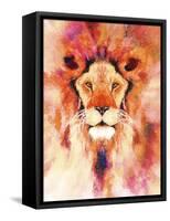 Lion Mix 1-XL-Fernando Palma-Framed Stretched Canvas