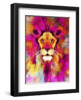 Lion Mix 3-XLII-Fernando Palma-Framed Premium Giclee Print