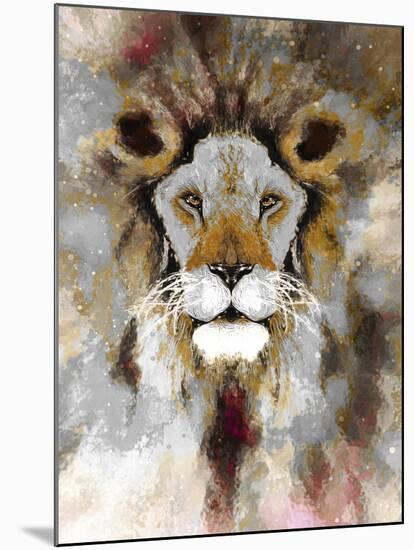 Lion Mix 4-XLIII-Fernando Palma-Mounted Giclee Print