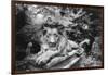 Lion Monument to Richard Charles Bostock, Abney Park Cemetery, London, England-Simon Marsden-Framed Giclee Print