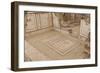 Lion Mosaic, Murals and Frescoes in a Terrace House, Curetes Street-Eleanor Scriven-Framed Photographic Print