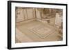 Lion Mosaic, Murals and Frescoes in a Terrace House, Curetes Street-Eleanor Scriven-Framed Photographic Print