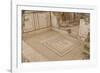 Lion Mosaic, Murals and Frescoes in a Terrace House, Curetes Street-Eleanor Scriven-Framed Photographic Print