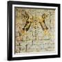 Lion Mural from Shalmanasser Palace-null-Framed Giclee Print