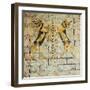 Lion Mural from Shalmanasser Palace-null-Framed Giclee Print