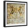 Lion Mural from Shalmanasser Palace-null-Framed Giclee Print