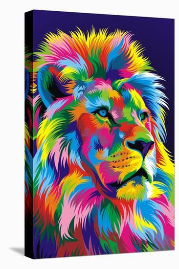 Lion New-Bob Weer-Stretched Canvas