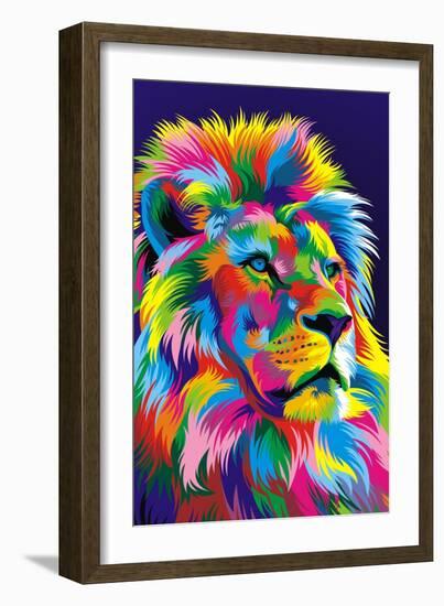Lion New-Bob Weer-Framed Giclee Print