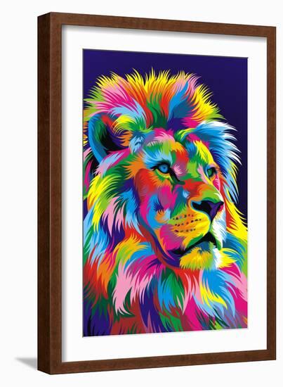 Lion New-Bob Weer-Framed Giclee Print