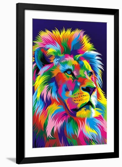 Lion New-Bob Weer-Framed Giclee Print