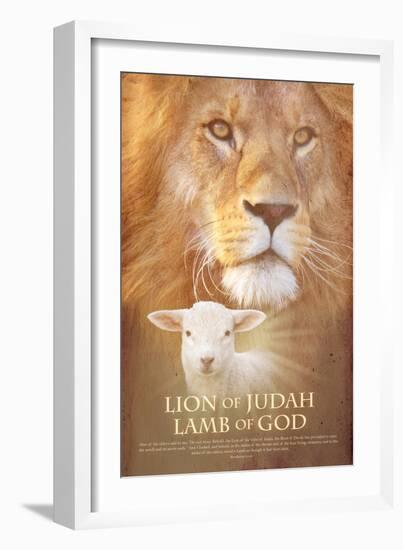 Lion of Judah-null-Framed Art Print