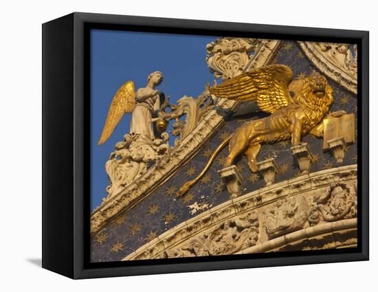 Lion of San Marco, Venice, Italy-Bill Young-Framed Stretched Canvas