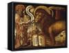 Lion of St Mark's, Symbol of Venice-Domenico Veneziano-Framed Stretched Canvas