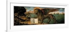 Lion of St. Mark-Vittore Carpaccio-Framed Premium Giclee Print