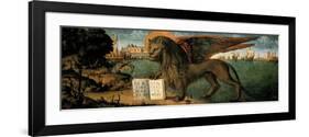 Lion of St. Mark-Vittore Carpaccio-Framed Premium Giclee Print