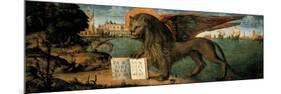 Lion of St. Mark-Vittore Carpaccio-Mounted Premium Giclee Print