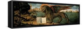 Lion of St. Mark-Vittore Carpaccio-Framed Stretched Canvas