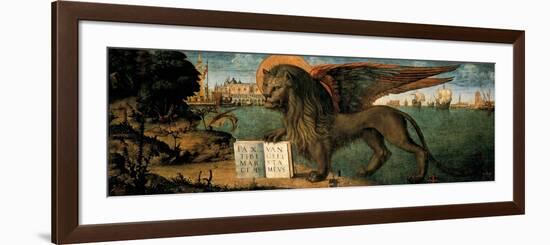 Lion of St. Mark-Vittore Carpaccio-Framed Art Print