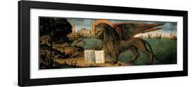 Lion of St. Mark-Vittore Carpaccio-Framed Art Print