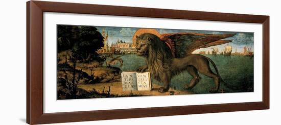 Lion of St. Mark-Vittore Carpaccio-Framed Art Print