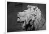 Lion of the Art Institute Chicago BW-Steve Gadomski-Framed Photographic Print