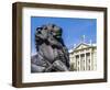 Lion of the Columbus column in Barcelona-enricocacciafotografie-Framed Photographic Print