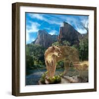 Lion of Zion-Gordon Semmens-Framed Giclee Print