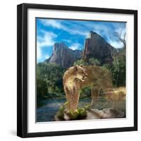 Lion of Zion-Gordon Semmens-Framed Giclee Print