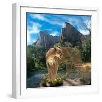 Lion of Zion-Gordon Semmens-Framed Giclee Print