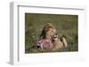 Lion (Panthera Leo) at a Wildebeest Carcass-James Hager-Framed Photographic Print