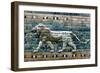 Lion Passant from Wall of the Sacred Way to the Ishtar Gate, Babylon (Ira), C575 BC-null-Framed Giclee Print