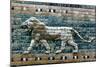 Lion Passant from Wall of the Sacred Way to the Ishtar Gate, Babylon (Ira), C575 BC-null-Mounted Giclee Print