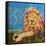 Lion Pride-Jenny McGee-Framed Stretched Canvas