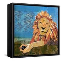 Lion Pride-Jenny McGee-Framed Stretched Canvas