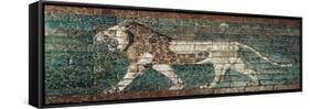 Lion Representing Ishtar, Frieze from the Processional Way Leading to the Great Temple at Babylon-null-Framed Stretched Canvas