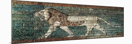 Lion Representing Ishtar, Frieze from the Processional Way Leading to the Great Temple at Babylon-null-Mounted Premium Giclee Print