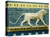 Lion Representing Ishtar, from Babylon, 625-539 BC (Enamelled Bricks)-null-Stretched Canvas